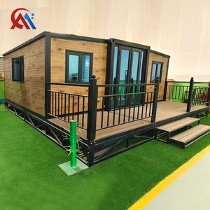 Maison préfabriquée pliable en conteneur extensible de 20 pieds, deux chambres, prête à vivre, idéale pour hôtel - Product Image 2