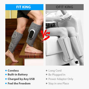 2024 Healthpal Oem recarregável portátil relaxamento muscular <span class=keywords><strong>massager</strong></span> de compressão de ar sem fio para pernas e pés com vibração - Product Image 2