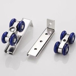 Modern Zinc Alloy <b>Sliding</b> Door <b>Small</b> Pulley for Folding Door Track Accessory Kitchen Bedroom Apartment Gym Outdoor RV Dining - Product Image 3