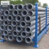 Support de stockage portable pour tuyaux et tubes en acier Wolf Creek pour entrepôt