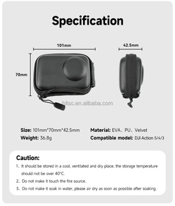 2025 tùy chỉnh không thấm nước Túi bảo vệ cho máy ảnh DJI Osmo hành động 5 4 3 xách tay EVA Pouch Mang trường hợp - Product Image 6