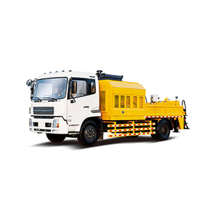 Bomba de Concreto Montada en Camión de Nueva Marca China HB69V 69m 10*6LHD, Bomba de Cemento Hidráulica Neumática, Camión Bomba de Concreto - Product Image 1