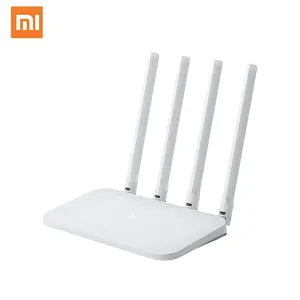 Xiaomi roteador wi-fi original 4c wifi 64 ram, 300mbps 4 antenas, controle inteligente app, roteadores sem fio, repetidor