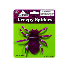 Mini juguetes de araña de plástico para niños, bolsa barata en diferentes colores, <span class=keywords><strong>mundo</strong></span> fantasma de Halloween - Product Image 1