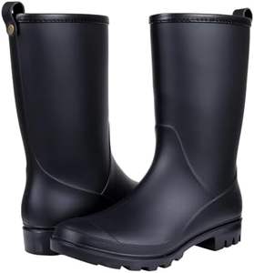 รองเท้าบูทกันฝนทำจากพีวีซียาวครึ่งน่องระบายอากาศได้รองเท้าสำหรับใส่ได้ทั้งชายหญิงฤดูหนาวทำงานตกปลาทำฟาร์ม - Product Image 4