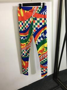 Nouvelle collection été : Ensemble femme imprimé <span class=keywords><strong>motif</strong></span> <span class=keywords><strong>indien</strong></span> avec chemise courte à lacets et leggings moulants - Product Image 6