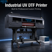 Printer Label UV DTF HANYING HY-603UV HY-604UV 600mm untuk Stiker Transfer Film AB pada Kaca, Logam, dan Akrilik