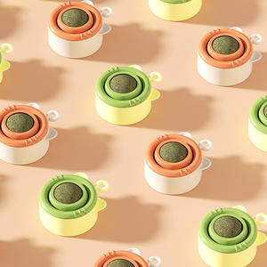 Jiangren boules en plastique d'herbe à chat biologique jouets à mâcher de santé dentaire pour animaux de compagnie naturels écologiques pour chats chatons soulagement de l'anxiété - Product Image 1