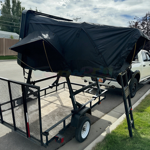 Tente de toit de voiture entièrement automatique pour SUV, camping en plein air, voyage, tente de toit autonome, imperméable, 4 saisons, en Oxford - Product Image 6