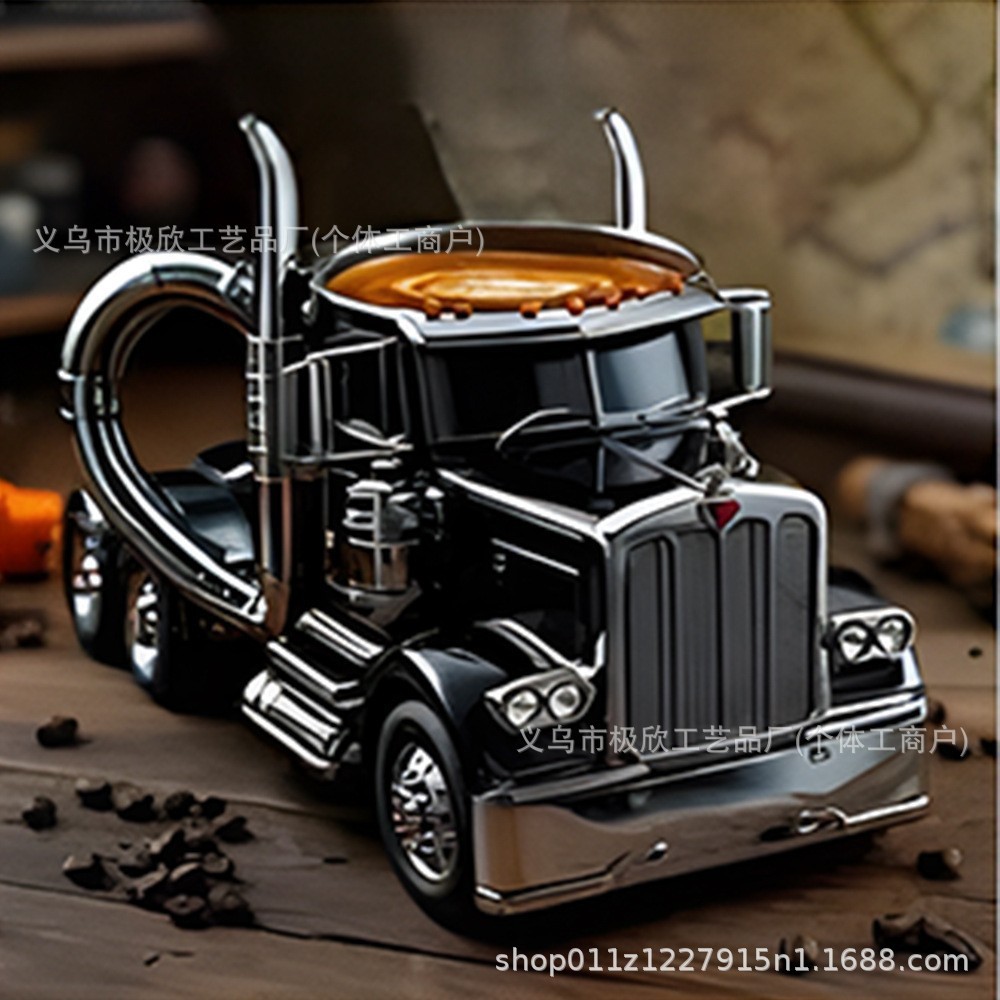 Tazza per camion nera