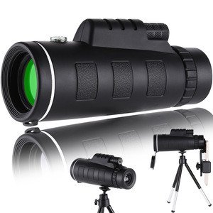 Telescopio de teléfono móvil para exteriores de alta potencia <span class=keywords><strong>40X60</strong></span> de alta definición Monocular de visión nocturna de plástico de 50mm para condiciones de poca luz - Product Image 1