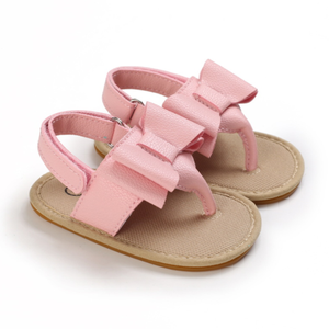 Chaussures d'été antidérapantes à semelle souple en caoutchouc avec nœud pour bébé fille de 0 à 18 mois - Product Image 6