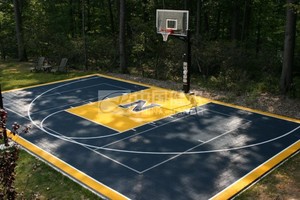 Dalles emboîtables pour sols sportifs multi-usages utilisées dans les terrains de basket-ball - Product Image 5