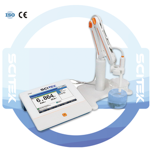 เครื่องวัดค่า <span class=keywords><strong>pH</strong></span> แบบประหยัดของ Scitek เครื่องวัดค่า <span class=keywords><strong>PH</strong></span> สำหรับห้องปฏิบัติการพร้อมการแสดงความชันแบบอิเล็กโทรดอัตโนมัติ - Product Image 4