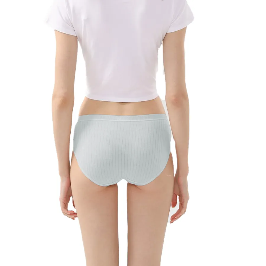 Nouvel arrivage de sous-vêtements en coton spandex avec logo personnalisé sous-vêtements en coton étanches et respirants caleçons jetables pour femmes