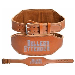 Personalizable 4 \ "Pro Grado Cuero de vaca Gimnasio Cinturón de levantamiento de pesas Hebilla de acero ajustable-Bolsas de energía - Product Image 4