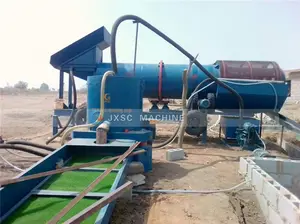 High Efficient Gold Recovery Machine Full Set Alluvial Gold Wash Plant
