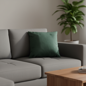 Cuscino in Velluto Olandese Verde Scuro 50*50, Cuscino per Seduta e Decorativo - Product Image 3