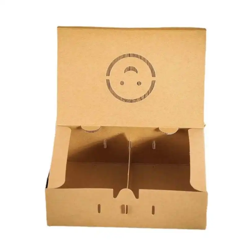 Ciotole di carta marrone usa e getta per Fast Food Kraft insalatiera e scatola per il pranzo