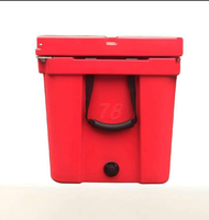 Glacière rigide rotomoulée 65QT grande capacité, isotherme, robuste et portable pour camping, pêche, pique-nique et bière