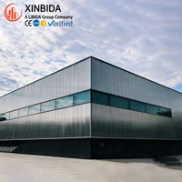 Atelier préfabriqué durable en structure métallique à grande portée avec dimensions et aménagement personnalisables