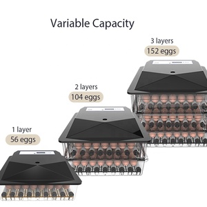 YIWAN Bán Sỉ Máy Ấp Trứng Gia Cầm 56/104 Sử Dụng Tại Nhà Máy Ấp Trứng Tự Động 56 Con Gà Để Bán - Product Image 4