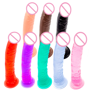 Realistic Dildo Anal Masturbator Sex Toys for Couples Crystal Jelly Dildo Suction Cup <strong>Penis</strong> Thrusting Dildo Phalos for Women <strong>Hot</strong> - Product Image 1