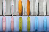 Planche de surf EPS Surfboard Classic noserider longboard en résine couleur pigment étain