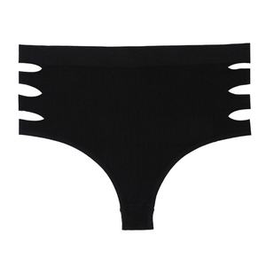 Tanga Transpirable para Yoga para Mujer Pantis de Tiro Alto Levanta Glúteos sin Costuras Tanga Talla Grande - Product Image 6