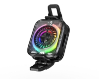 Refroidisseur de téléphone U-Jie F86 à fixation magnétique, semi-conducteur TEC -9C 11W, ventilateur 3 vitesses, contrôle de température IA, éclairage RGB, pour le gaming