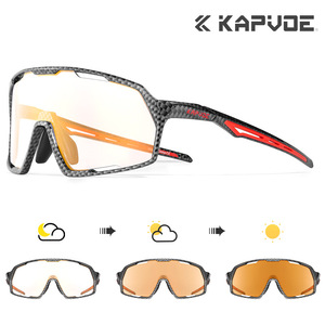 Photochromic sang trọng đi xe đạp kính chất lượng cao đúng phim thể thao ngoài trời nhiệt sóng người đàn ông và phụ nữ thể thao Kính - Product Image 2