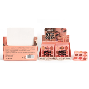 Palette Ombretti di Alta Qualità a Lunga Durata, 9 Colori, Impermeabile, 7,2g, Opaco, Perlato, Glitterato, per Trucco <span class=keywords><strong>Occhi</strong></span> - Product Image 6