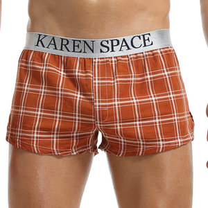 Sous-vêtements de <span class=keywords><strong>pyjama</strong></span> pour <span class=keywords><strong>homme</strong></span>, caleçons boxer pour <span class=keywords><strong>homme</strong></span>, coton doux et confortable, populaires, amples, shorts de sport, culottes - Product Image 3