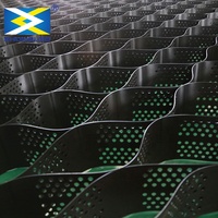 Érosion plastique lisse Hdpe Geocell/ geoceldas Geocell nid d'abeille Gravier Stabilisateur Grille Geo cell