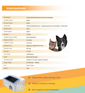 أعلى دقة محلل المقايسة المناعي الفلورية Poct آلة اختبار الرعاية الصحية ، محلل Fia - Product Image 5