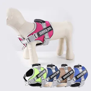 Conjunto de arnés ajustable de lujo para perros, juego de correa personalizada para mascotas, con sublimación, gran oferta