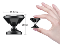 Support de téléphone magnétique flexible pour voiture avec prise de charge