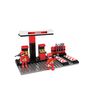 Blocs de construction éducatifs en plastique COGO Creative Racing Car, modèle de voiture DIY, jouets en briques