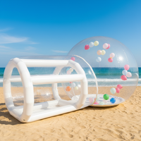 Piscine à balles gonflable Kaluen pour l'extérieur, maison à bulles gonflable pour le camping, grande structure gonflable en PVC pour enfants, château gonflable, trampoline