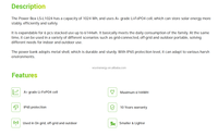 Centrale électrique LiFePo4 portative de paquet de batterie solaire au lithium empilable de 2kwh avec le hub solaire intelligent de 1600W