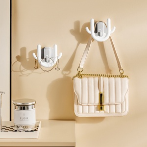 Handy <b>Wall</b>-Mounted Plastic Slippers and <b>Shoe</b> <b>Rack</b> Living Room and Bathroom Storage Stand Bathroom Slipper Hanger - Product Image 6