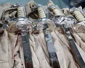 ดาบดาวของเดวิดตกแต่งบ้านด้วยดาบตะวันตกทำจากโลหะ - Product Image 1