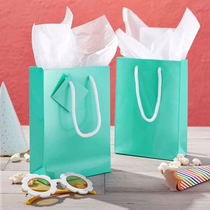 Small Party Gift Bag with Handle <b>Tissue</b> Paper for Christmas Birthday <b>Wedding</b> and Party Celebrations Thanksgiving Multi Paper Bag - Product Image 6