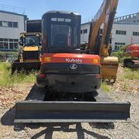 Mini-excavatrice Kubota U55-4 d'occasion de haute qualité, 5 tonnes, d'origine japonaise, à prix avantageux, à vendre
