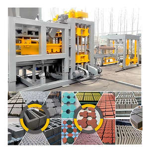 <span class=keywords><strong>QT8</strong></span> Meistverkaufter Vollautomatischer Hydraulischer Blockhersteller |   PLC- und Motorgesteuerte Betonstein-Produktionslinie - Product Image 1