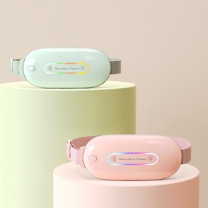 Special Price Warm Palace Belt Portable <b>Heating</b> Cramp Massage Pad Menstrual Period Pain Relief Massager - Product Image 5