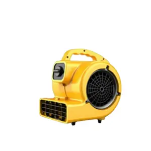 Baer ventilador de ar portátil, baixo ruído, 3 velocidades, axial, ventilador, secador industrial, com rodas