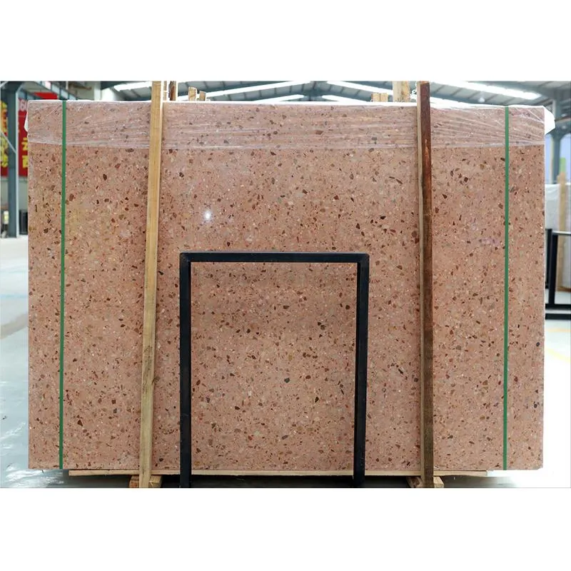 YD STONE Dining Countertop Terrazzo Cement Floor Tiles Low Price Terrazzo Slab For Villa