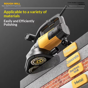 Nueva máquina pulidora manual de desbaste para paredes, cemento, masilla y pisos de hormigón, accionada por motor para desbaste eficiente. - Product Image 3