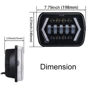 OVOVS Vente flash 55W DRL Clignotant rectangulaire Phare de camion 5x7 pouces Phare LED pour Wrangler YJ <span class=keywords><strong>Cherokee</strong></span> <span class=keywords><strong>XJ</strong></span> Chevy - Product Image 6